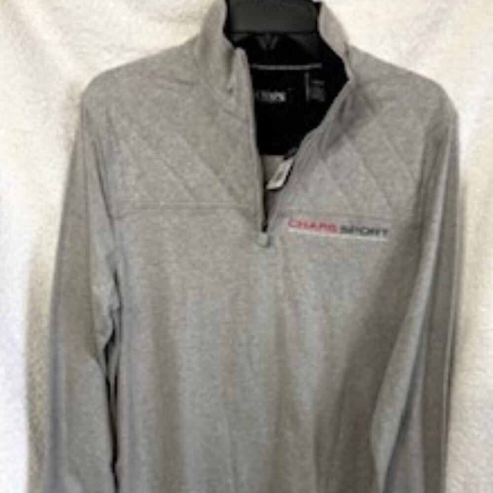 Chaps Sport Grey 1/4 zip pullover jacket NWT Men's Size S